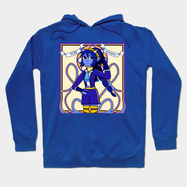 Yuri Marzipan the Oni - Cosplay Nouveau (blue and gold) Hoodie by VixenwithStripes